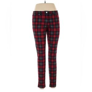 J. McLaughlin Red Plaid Pants